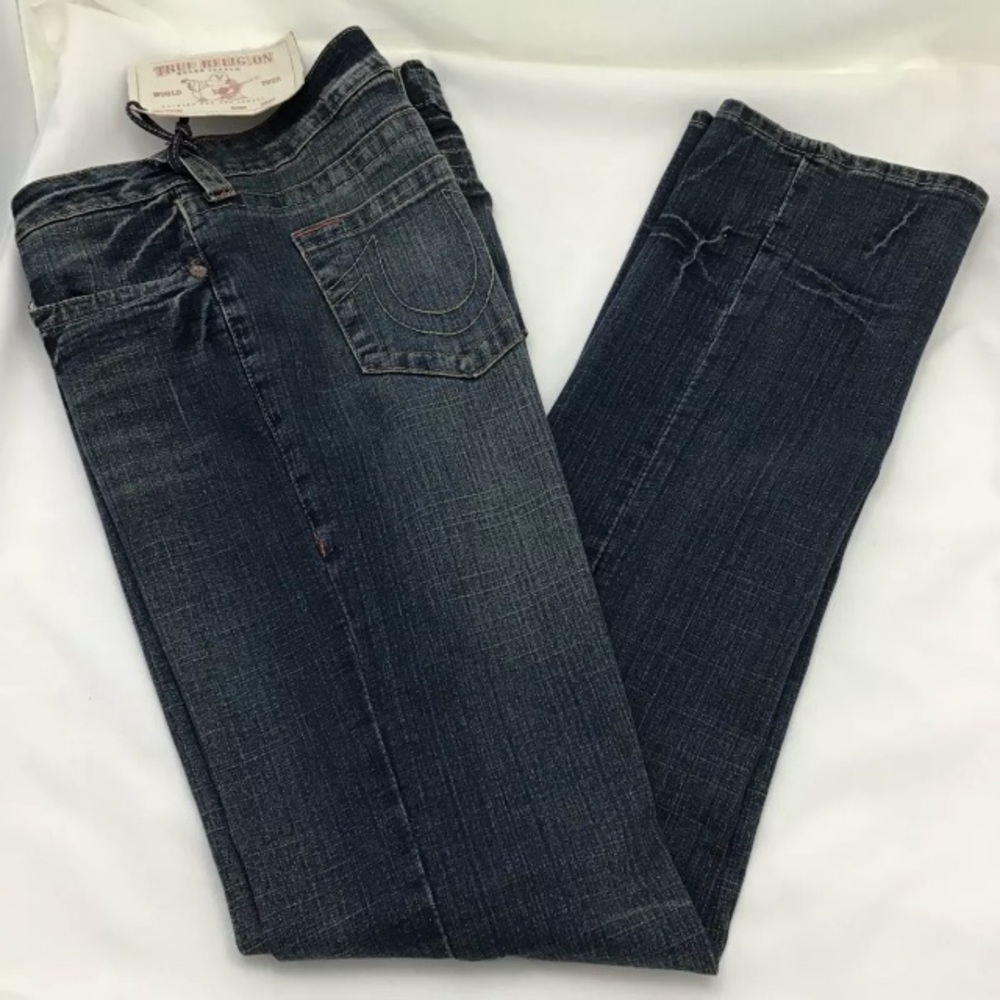 True Religion Johnny Jeans Dark Dusty NWT Sz 32 - Picture 3 of 13